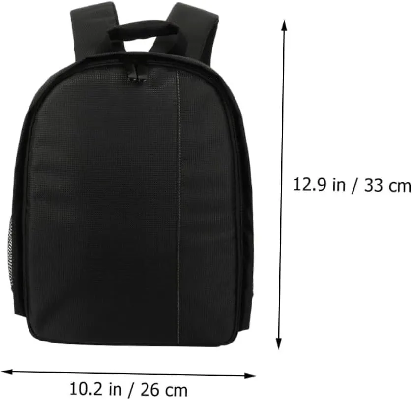 1Pc Camera Backpack for DSLR Nylon Bag with Tripod Holder Versatile Carrying Case for Hiking Camping and Photography Adventures