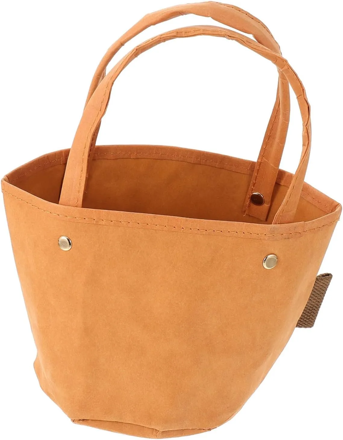 1pc Multipurpose Tote Bag Sturdy Paper Carrier for Shopping Travel Lightweight Capacity for Daily Use Sundries Storage Handbag