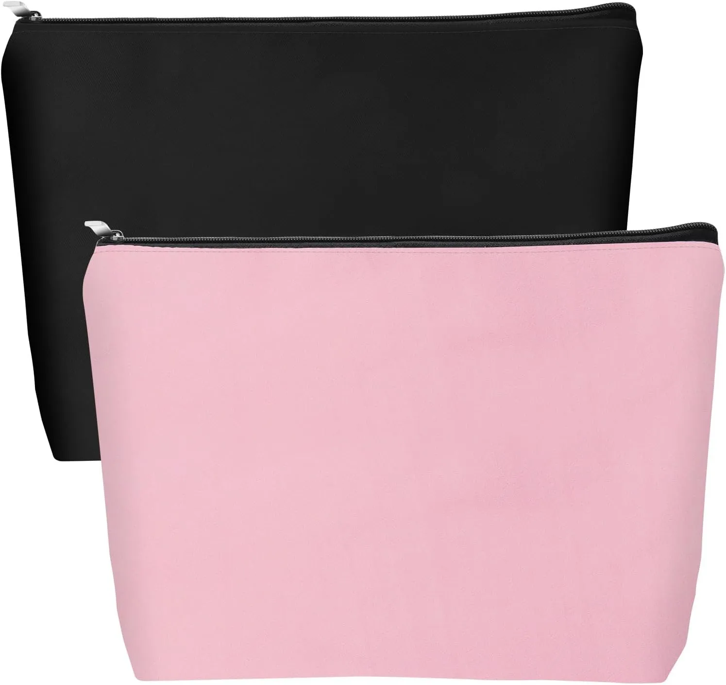 2 Pcs Small Makeup Bag for Purse Zipper Cosmetic Bag Mini Travel Makeup Pouch Portable Versatile Cosmetic Bag Accessories Make Up Tool Organizer for Women