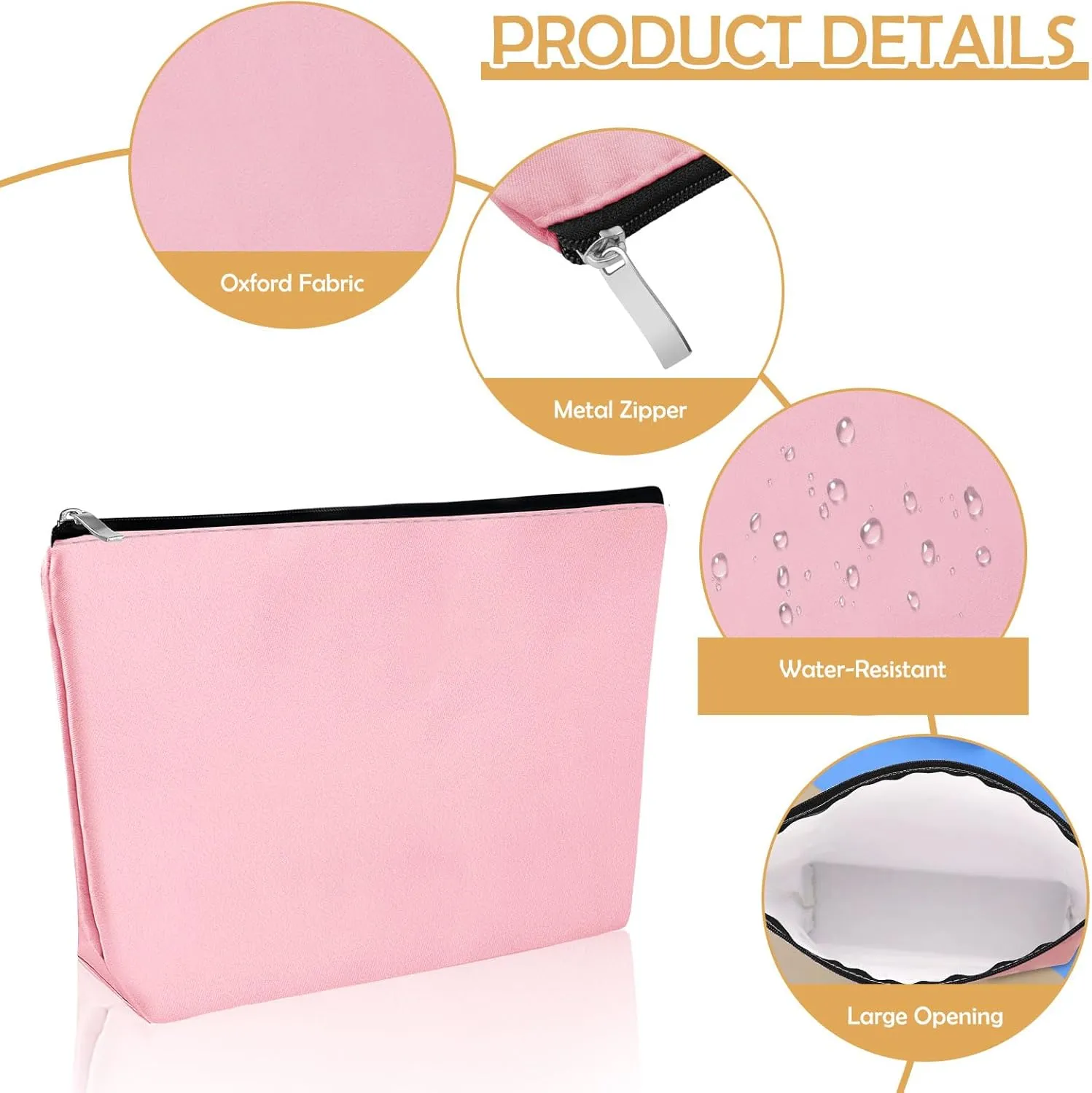 2 Pcs Small Makeup Bag for Purse Zipper Cosmetic Bag Mini Travel Makeup Pouch Portable Versatile Cosmetic Bag Accessories Make Up Tool Organizer for Women