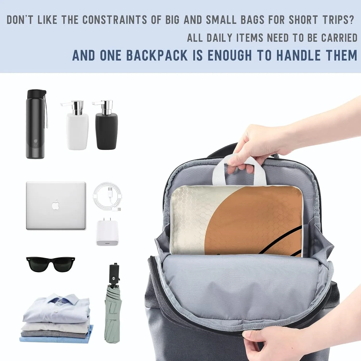6 Set Boho Compression Packing Cubes Compressed Storage Bags for Carry on Suitcases Packaging Luggage Bags Organizers for Travel