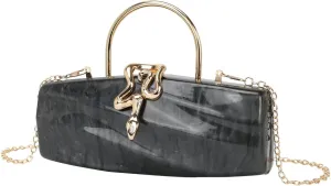 Acrylic Clutch Purses for Women Cute Chic Snake Evening Handbag Trendy Evening Clutch Bag for Prom Wedding Party 2025