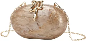Acrylic Clutch Purses for Women Cute Snake Evening Handbag Chic Trendy Evening Clutch Bag for Prom Wedding Party 2025