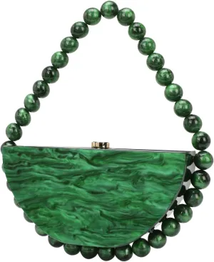 Acrylic Evening Clutch Purses for Women Cute Evening Handbag Chic Evening Clutch Bag with Bead for Prom Wedding 2025