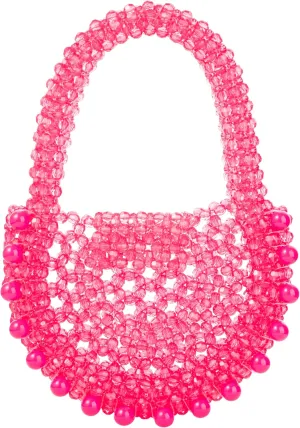Acrylic Transparent Candy Color Beaded Handbag Evening Purse for Wedding Party