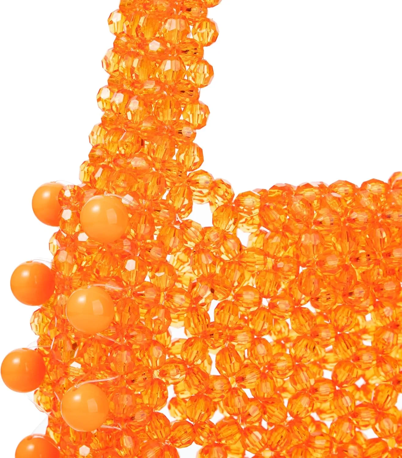 Acrylic Transparent Candy Color Beaded Handbag Evening Purse for Wedding Party