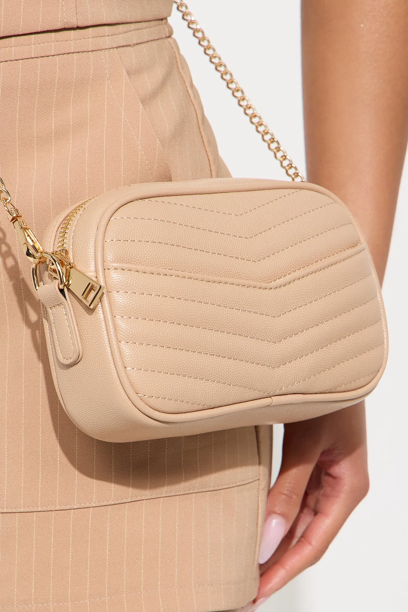 Annalise Crossbody Handbag - Nude