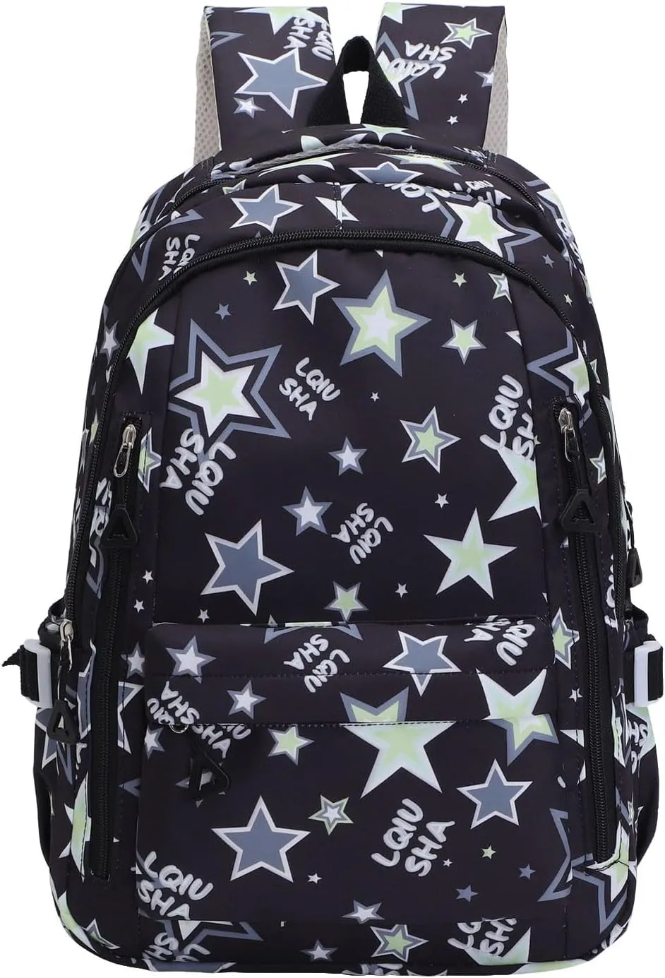 Backpack Purse for Women Medium Size Letter Purse Mobile Phone Messenger Bags Fashion Bags for Travel Work Gift(Black)