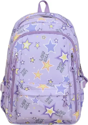Backpack Purse for Women Medium Size Letter Purse Mobile Phone Messenger Bags Fashion Bags for Travel Work Gift(Light Purple)