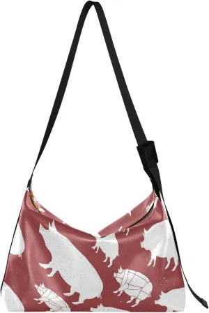 Beach Sea Shell Hobo Leather Purses for Women Large Men Leather Purse Chic Animal Print Designer Shoulder Purse