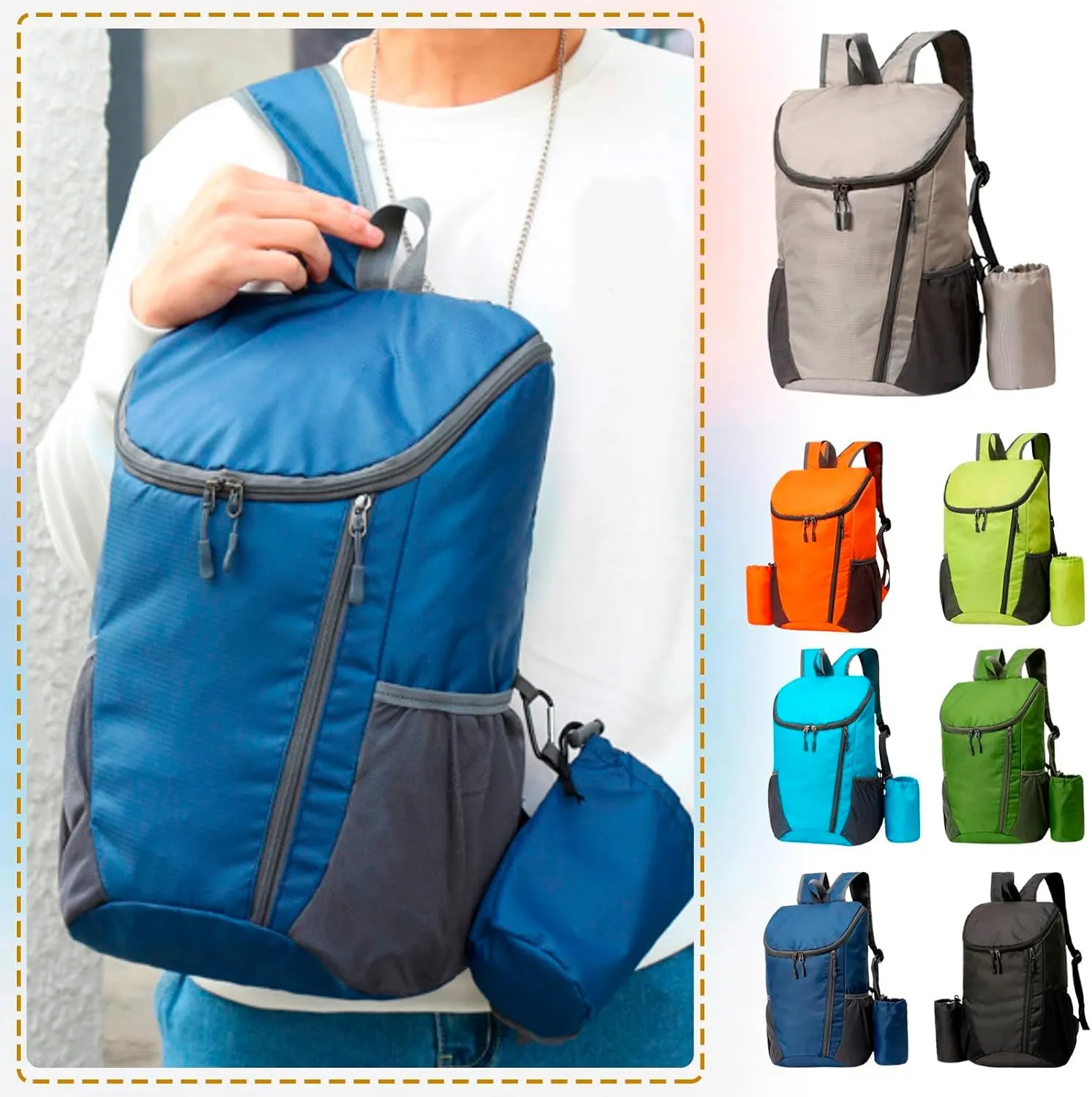 Beach Tote Bag Large Backpack Bags Anything Suitable For Mens Beach Work Outdoor Shopping Travel Hiking Climb Sport E