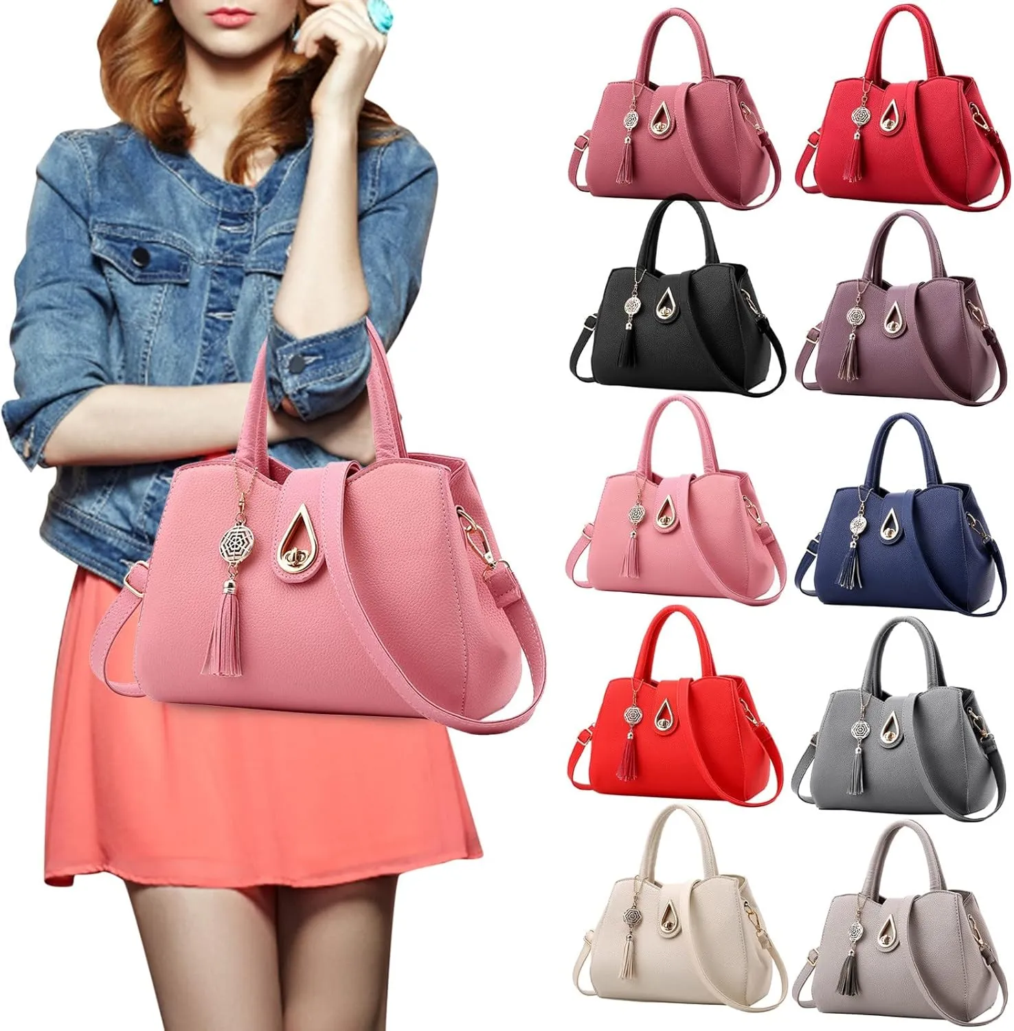 Beach Tote Bag Large Dumpling Handbags Crossbody Bags Shoulder Hobo Handbag For Business Wife Mama Travel Work Outdoor Q