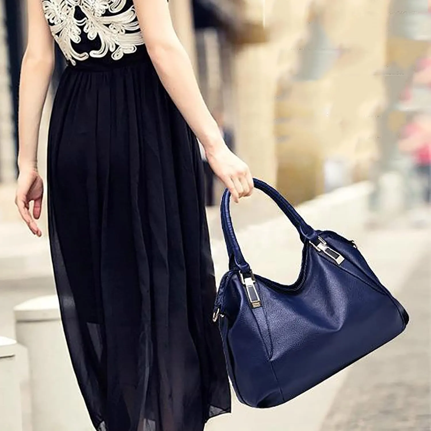 Beach Tote Bag Leather Large Handbags Crossbody Bags Hobo Laptop Computer Briefcases For Wife Mama Travel Work Outdoor W