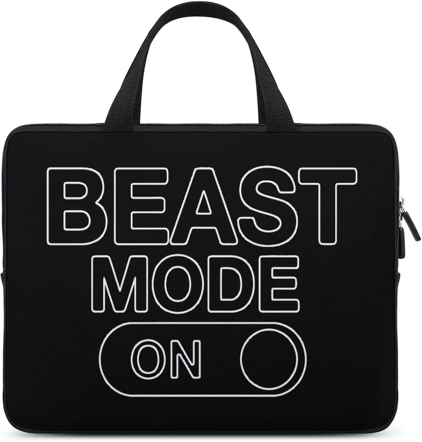 Beast Mode On Waterproof Laptop Bag Casual Laptop Case Slim Business Briefcase Computer Bag