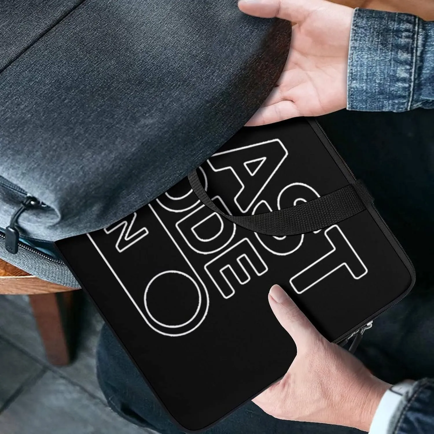 Beast Mode On Waterproof Laptop Bag Casual Laptop Case Slim Business Briefcase Computer Bag
