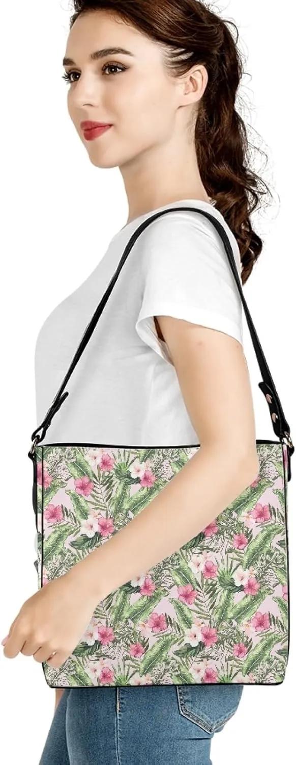 Bucket Bag for Women, PU Casual Handbag Crossbody Tote Bag, Bucket Bag Trendy Fashion Ladies Tote Handbags
