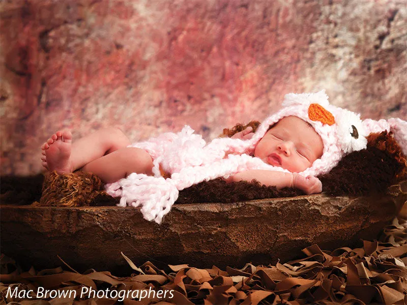 Burnt Caramel Printed Photography Backdrop