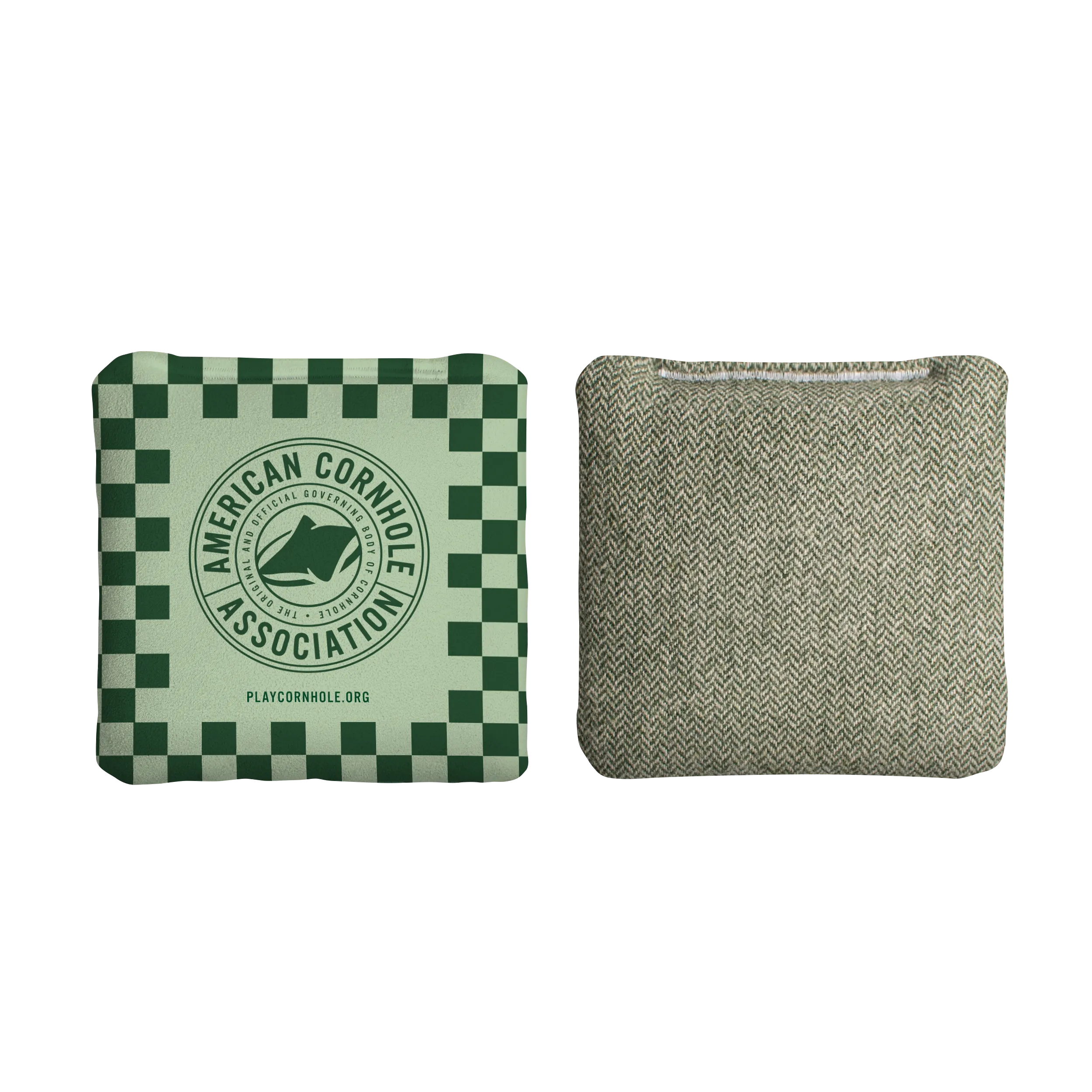 Checkered ACA Badge Synergy Soft Cornhole Bags