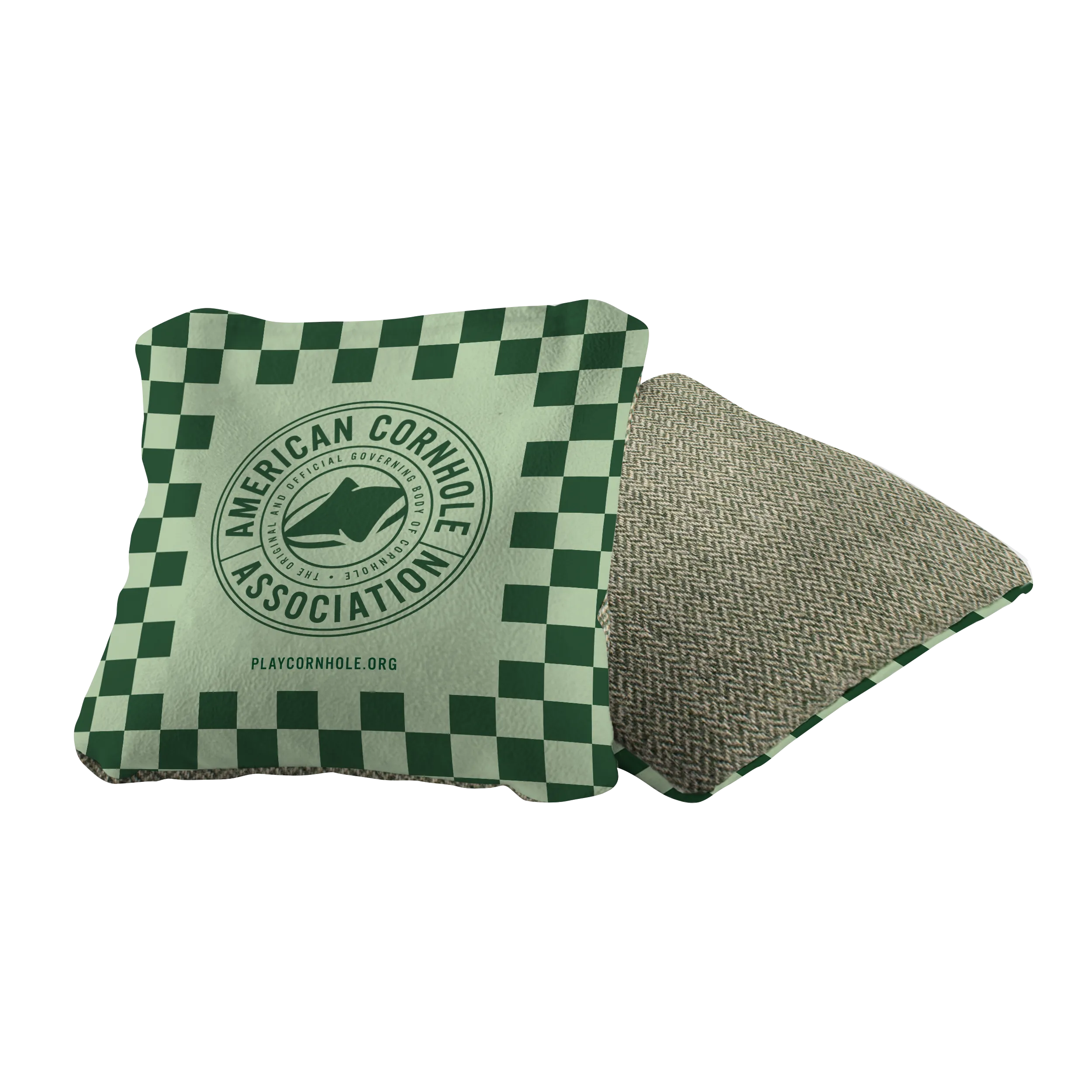 Checkered ACA Badge Synergy Soft Cornhole Bags