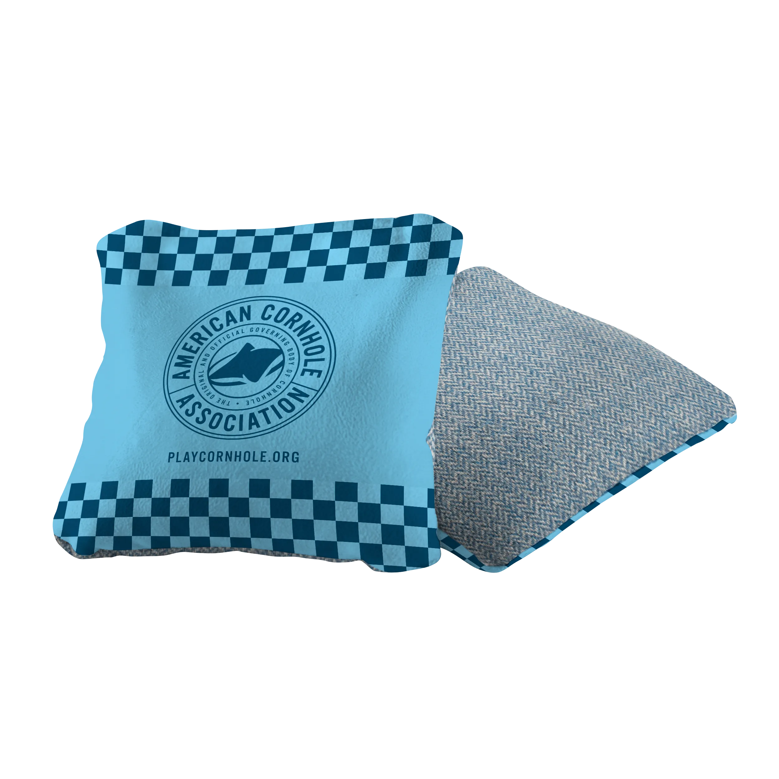Checkered ACA Badge Synergy Soft Cornhole Bags