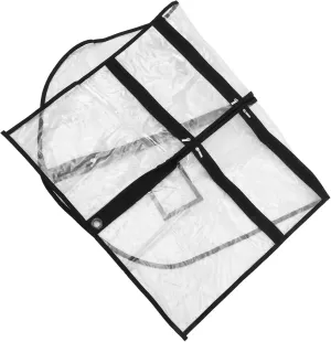 Ciieeo Dance Garment Bag for Kids Transparent Pvc Storage Bag Hanging Clothes Cover Lightweight and Reusable