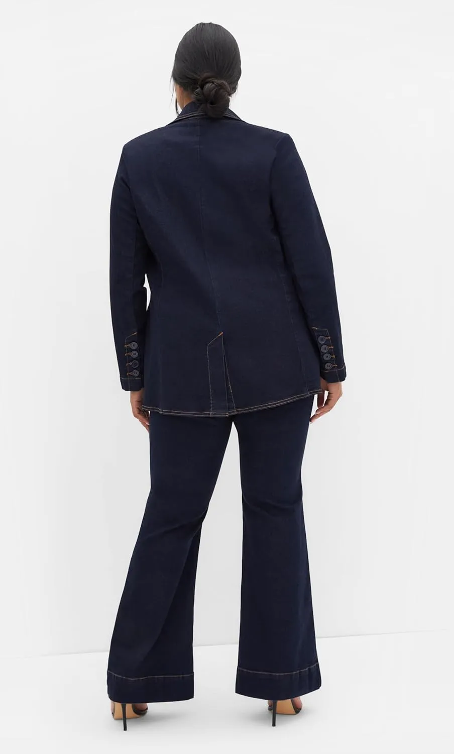 City Chic PLUS SIZE WEST END DARK DENIM JACKET