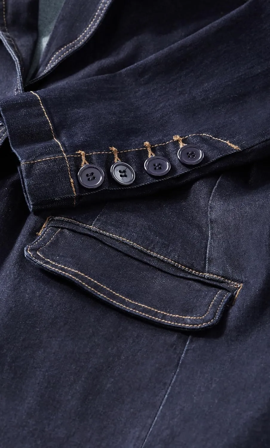 City Chic PLUS SIZE WEST END DARK DENIM JACKET