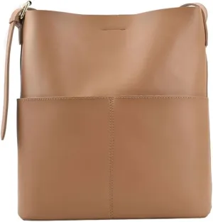 Classic Leather Bucket Bag - Timeless Design with Adjustable Strap and Roomy Interior for Everyday Use and Versatile Style