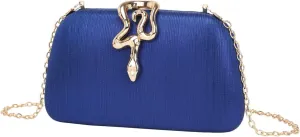 Clutch Purses for Women Formal Snake Buckle Sparkly Evening Handbag Chic Evening Clutch Bag for Prom Wedding Party