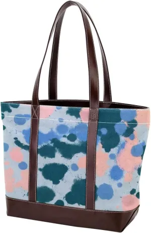 Colorful Graffiti-61 Tote Bags Durable Leather Canvas Purses and Handbags for Women Top Handle Shoulder Satchel Hobo Bags