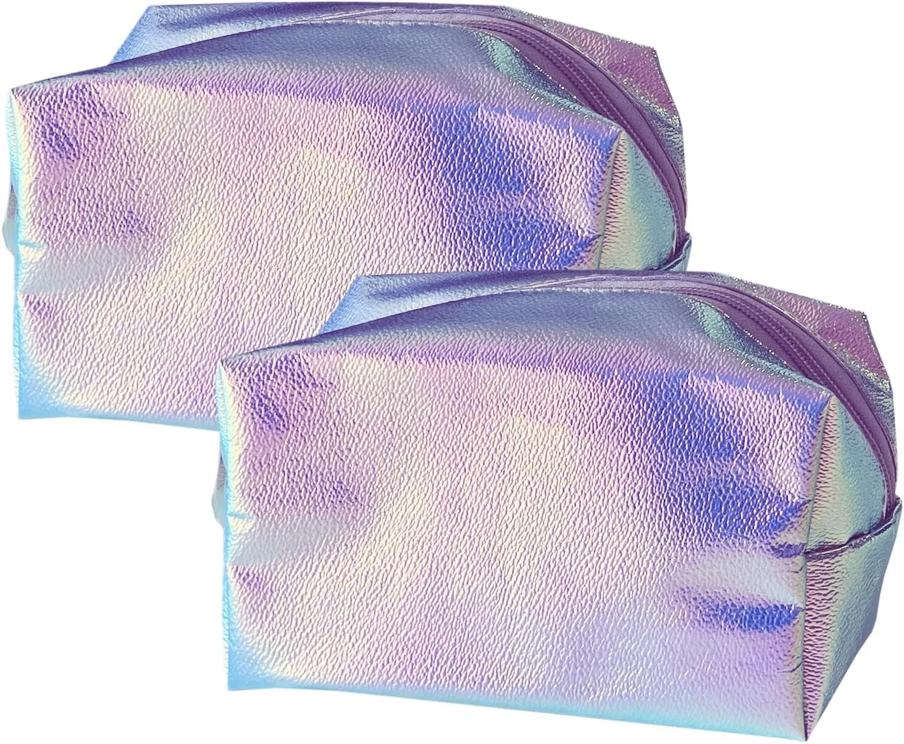 Colorful Portable PU Material Waterproof Bags (2Pack) - Perfect Gifts for Girls