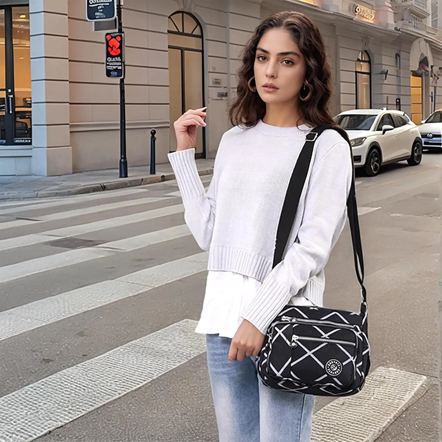 Crossbody Bags for Women Multifunctional Casual Daily Messenger Bags Travel Work Shoulder Hobo Purses