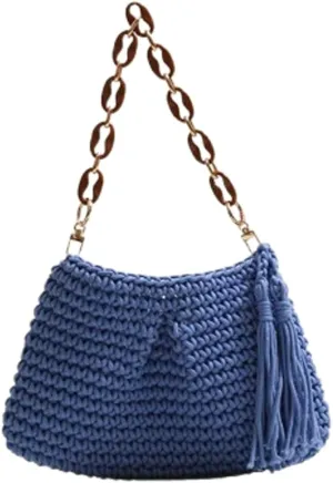 Cute Macrame Boho Beach Bag Women Hobo Shoulder Satchels Bags Summer Beach Purse Slouchy Travel Mini Tote Handbag 2025