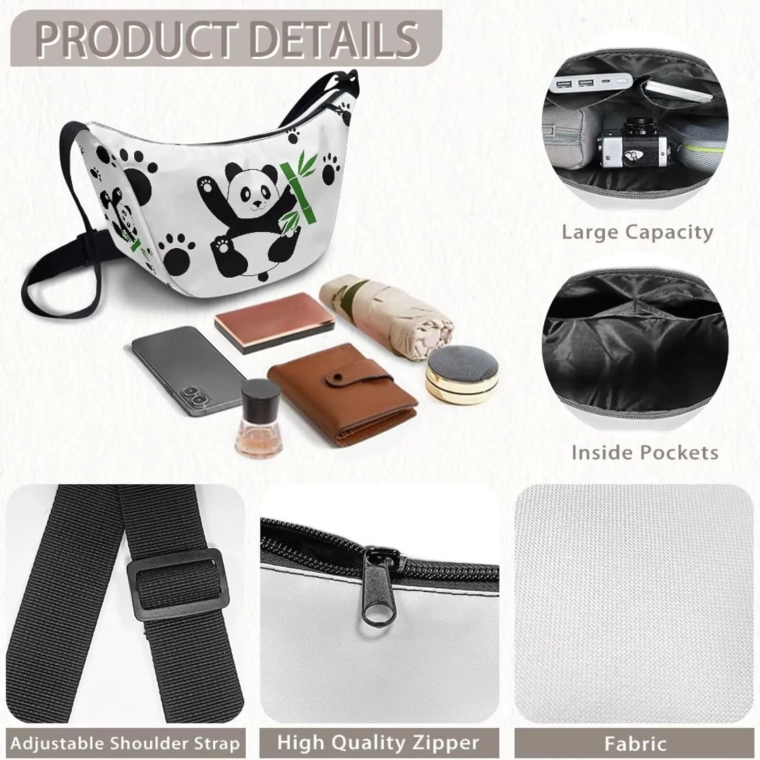 Dumpling Crossbody Bags for Women Casual Women'S Lightweight Crossbody Bag Large Capacity Hobo Bag for Women