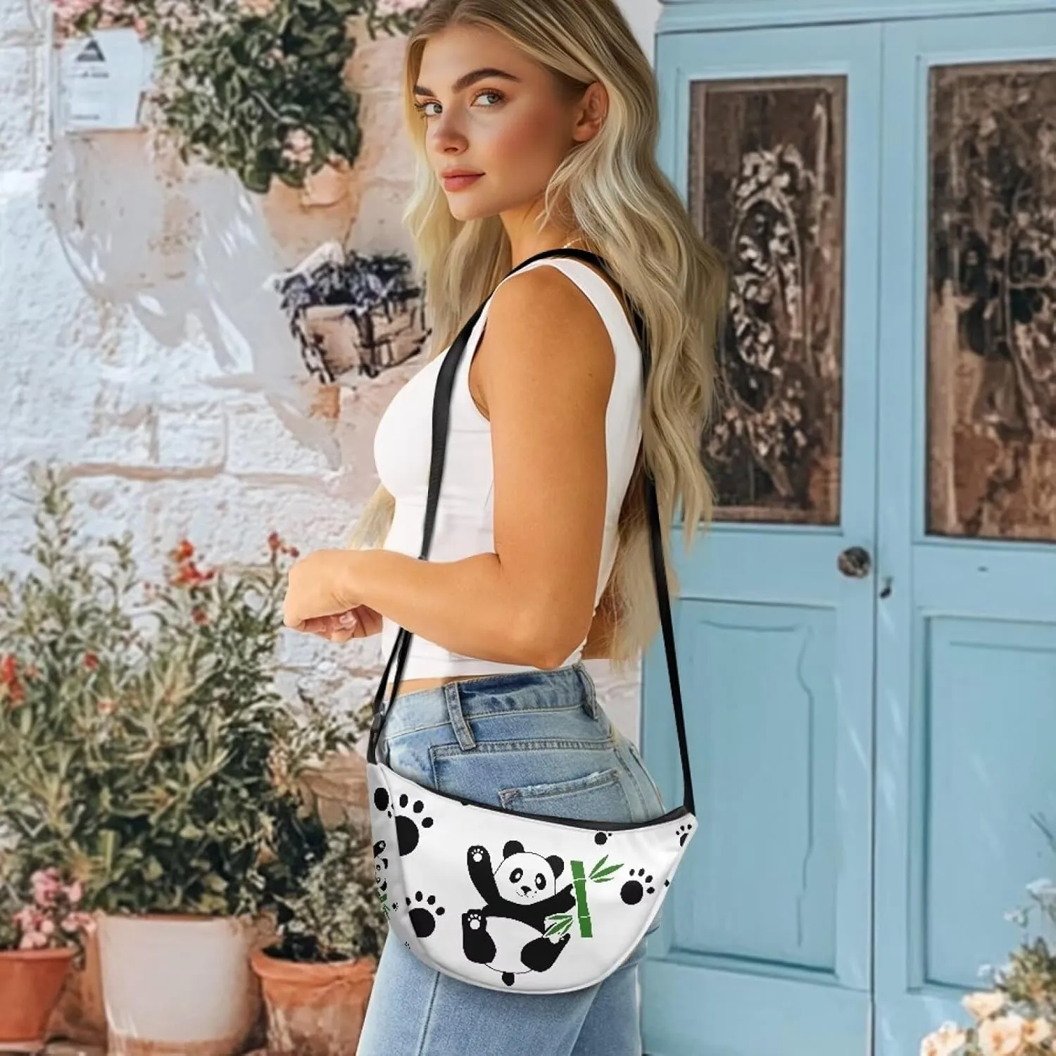 Dumpling Crossbody Bags for Women Casual Women'S Lightweight Crossbody Bag Large Capacity Hobo Bag for Women