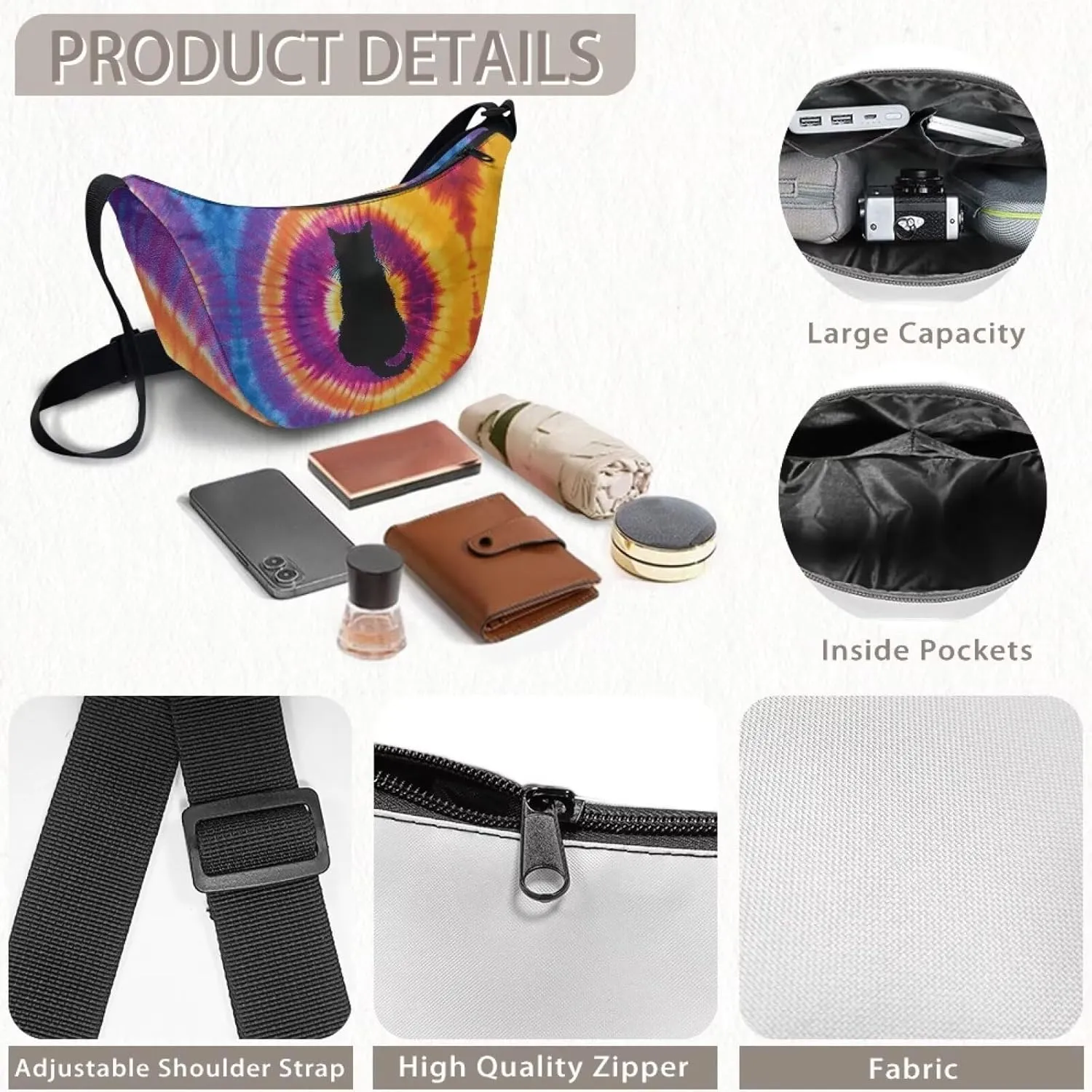 Dumpling Crossbody Bags for Women Casual Women'S Lightweight Crossbody Bag Large Capacity Hobo Bag for Women