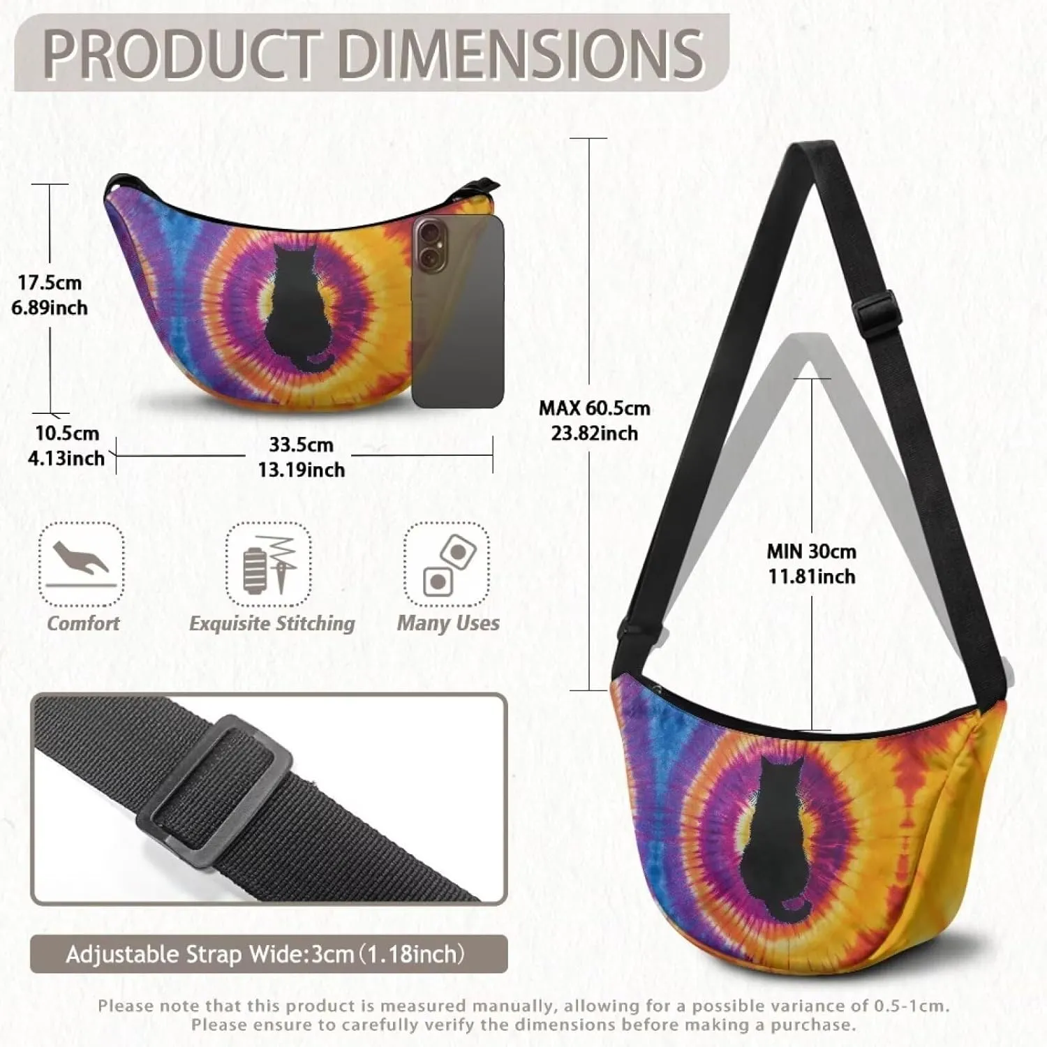 Dumpling Crossbody Bags for Women Casual Women'S Lightweight Crossbody Bag Large Capacity Hobo Bag for Women