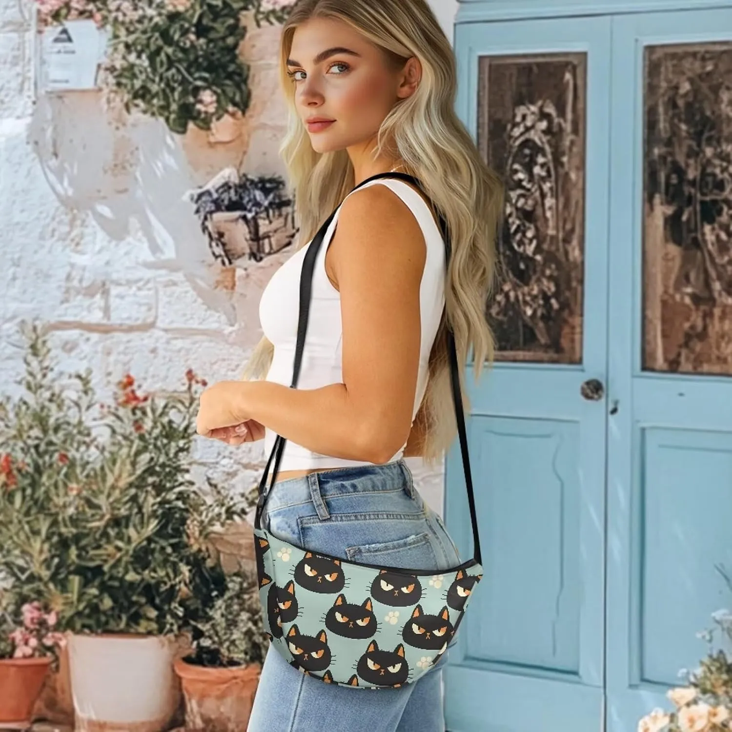 Dumpling Crossbody Bags for Women Casual Women'S Lightweight Crossbody Bag Small Handbag for Women