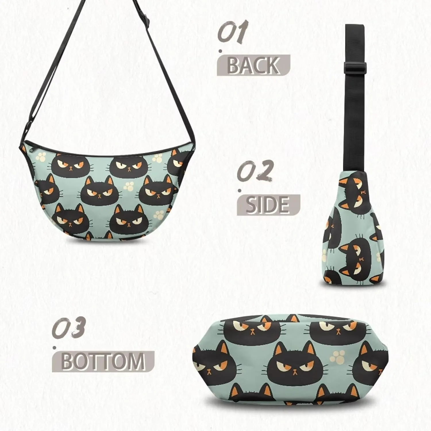 Dumpling Crossbody Bags for Women Casual Women'S Lightweight Crossbody Bag Small Handbag for Women
