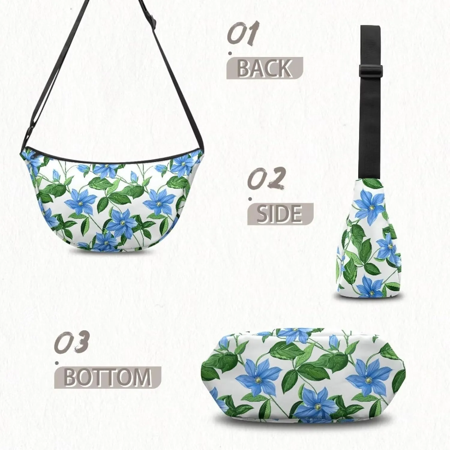 Dumpling Crossbody Bags for Women Casual Women'S Lightweight Crossbody Bag Small Handbag for Women