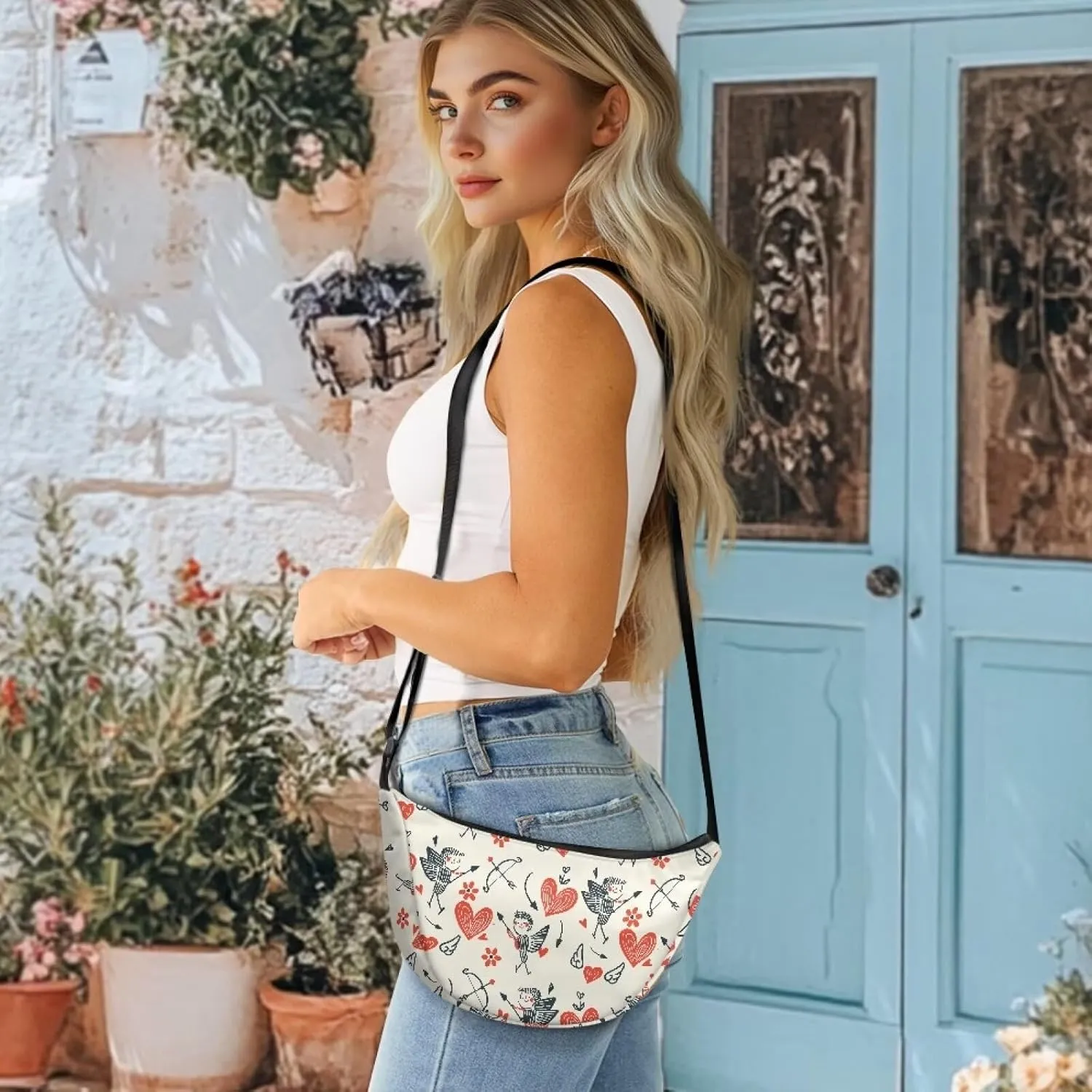 Dumpling Crossbody Bags for Women Casual Women'S Lightweight Crossbody Bag Small Handbag for Women