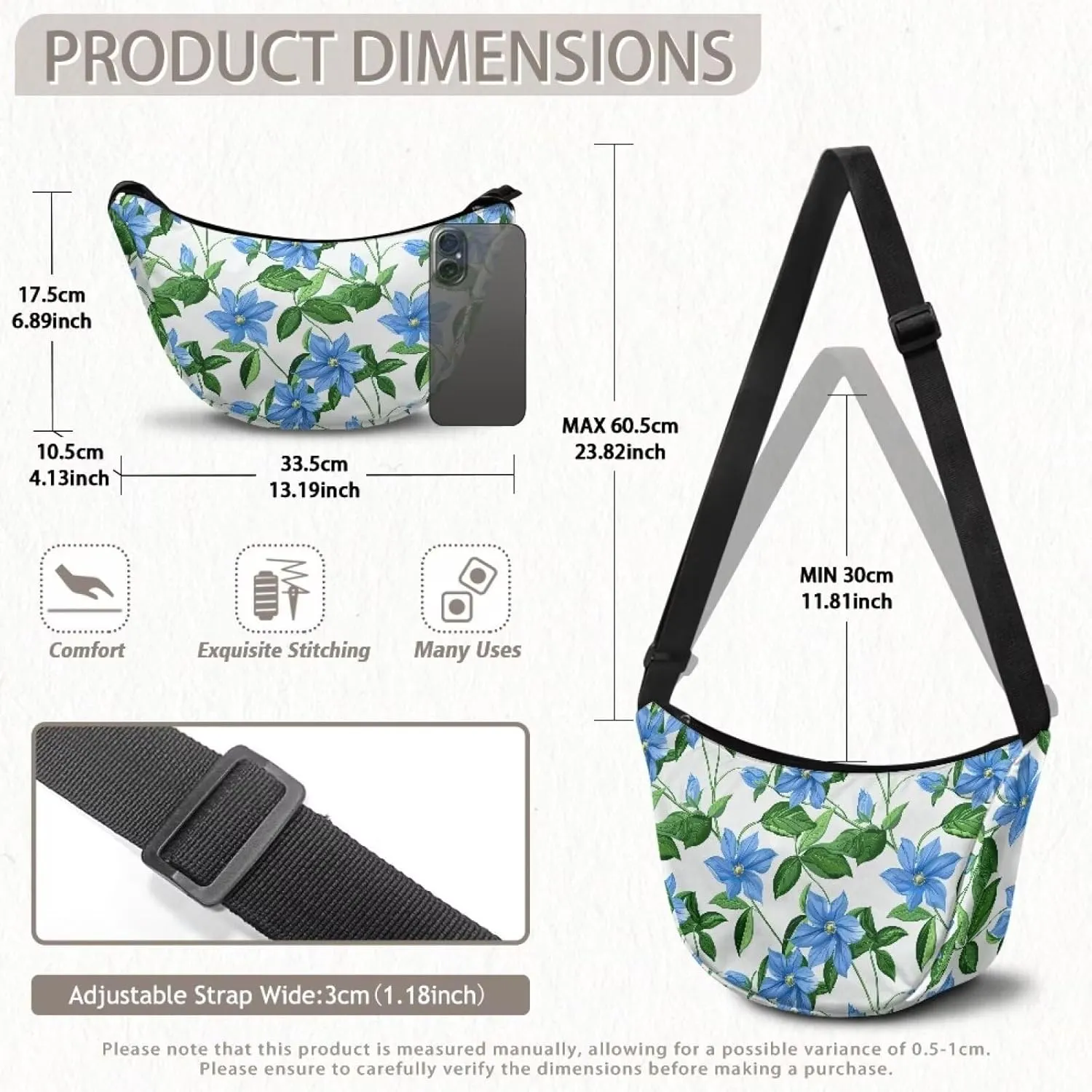 Dumpling Crossbody Bags for Women Casual Women'S Lightweight Crossbody Bag Small Handbag for Women