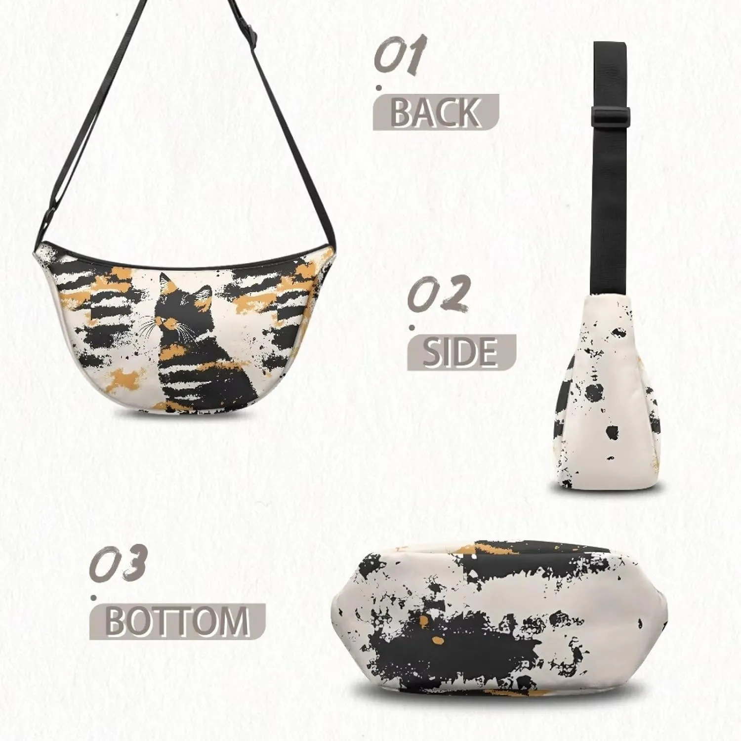Dumpling Crossbody Bags for Women Slouchy Women'S Lightweight Crossbody Bag
