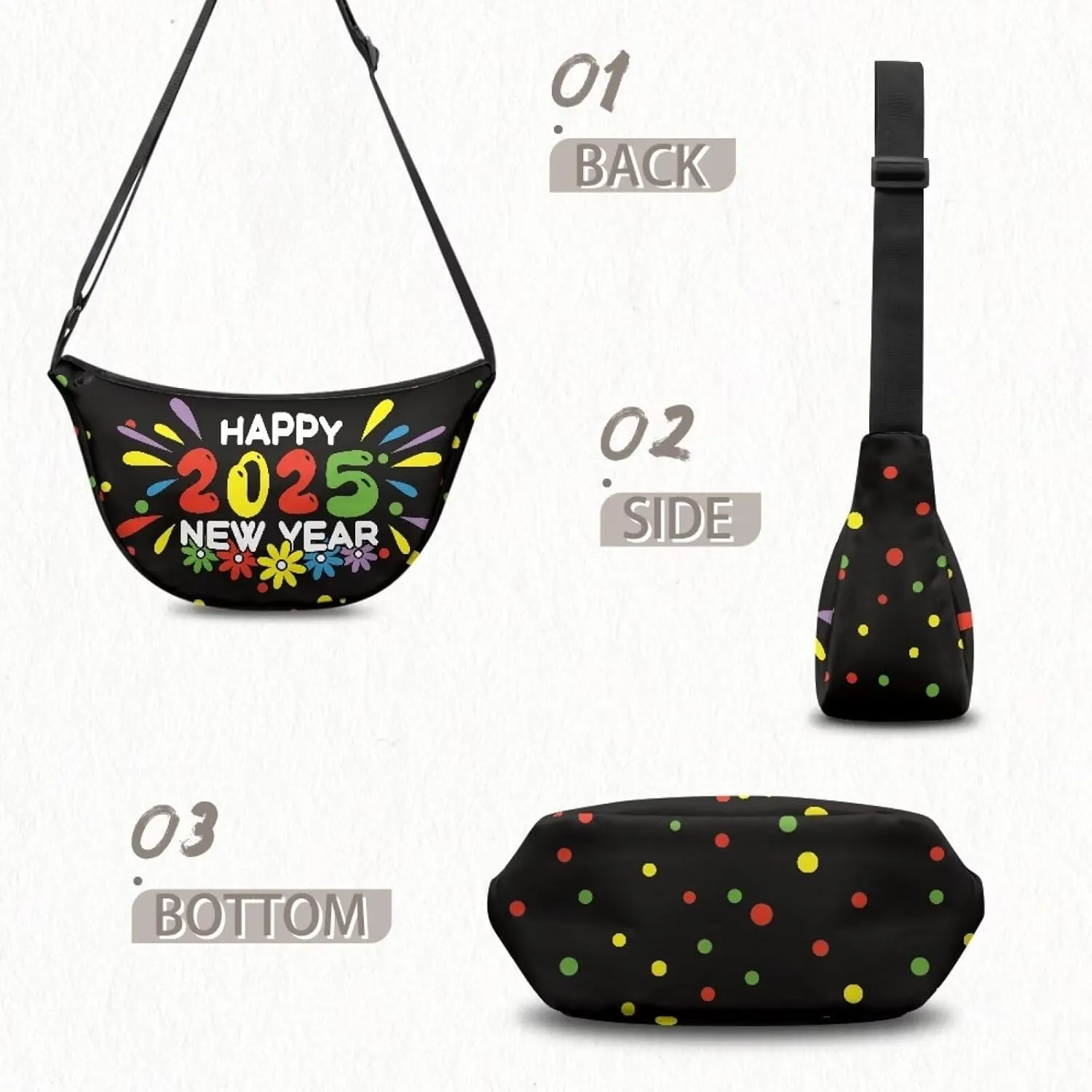 Dumpling Crossbody Bags for Women Slouchy Women'S Lightweight Crossbody Bag
