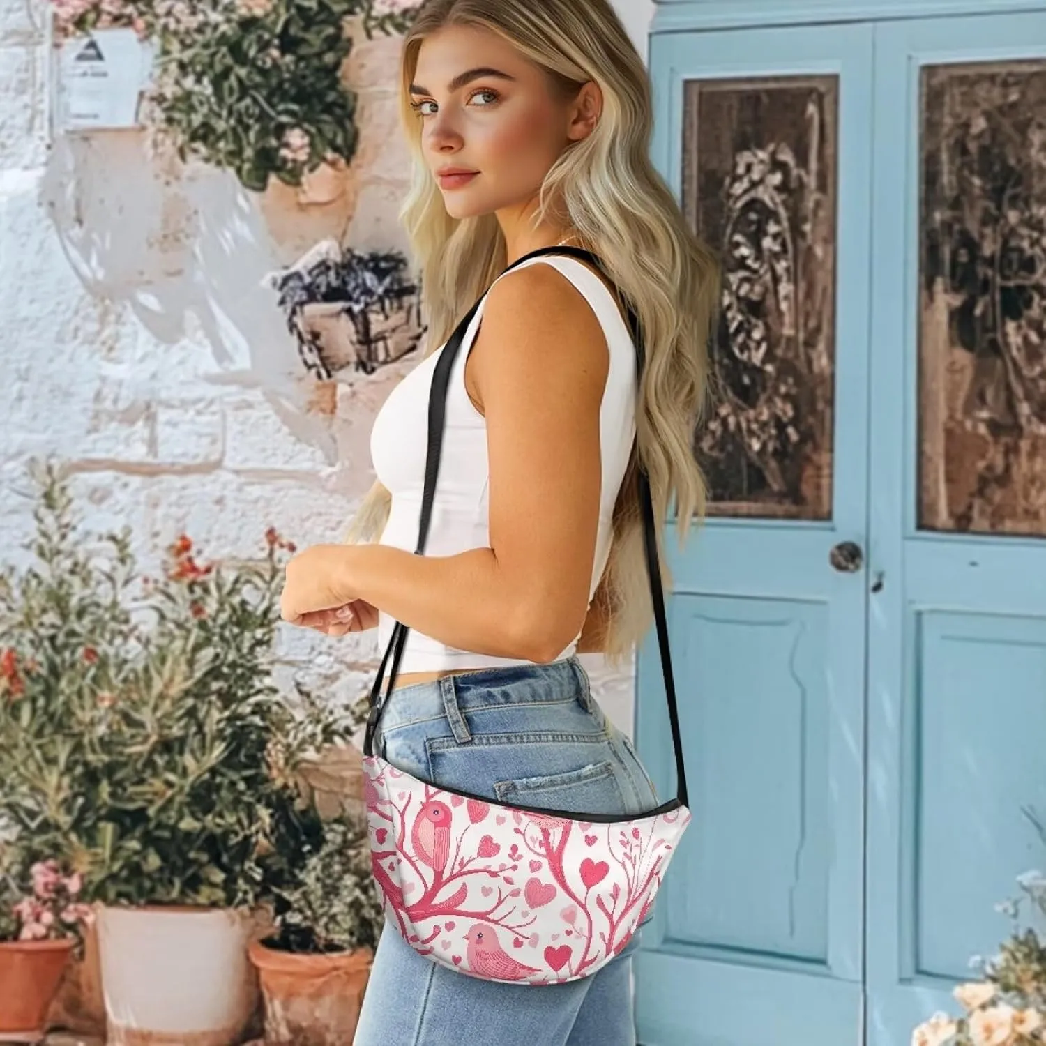 Dumpling Crossbody Bags for Women Slouchy Women'S Lightweight Crossbody Bag