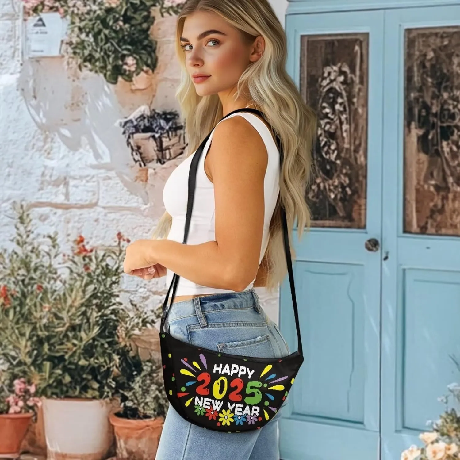 Dumpling Crossbody Bags for Women Slouchy Women'S Lightweight Crossbody Bag