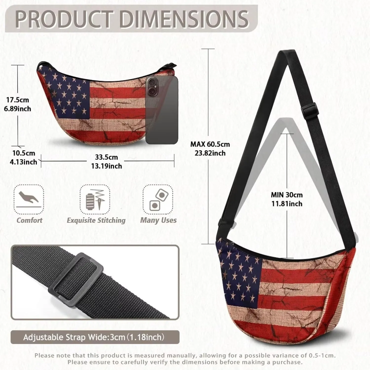 Dumpling Crossbody Bags for Women Slouchy Women'S Lightweight Crossbody Bag