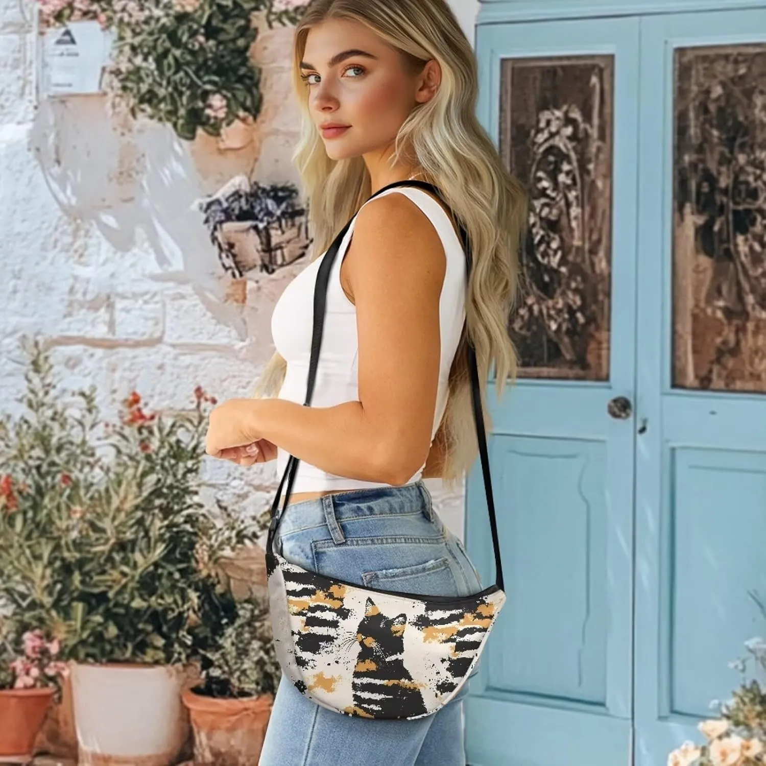 Dumpling Crossbody Bags for Women Slouchy Women'S Lightweight Crossbody Bag