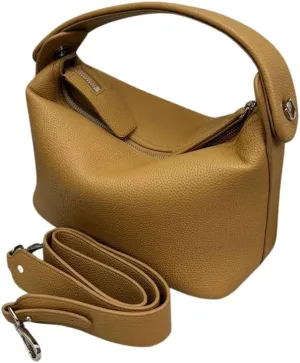 Elegant Italian Leather Handbag  Timeless Sophistication