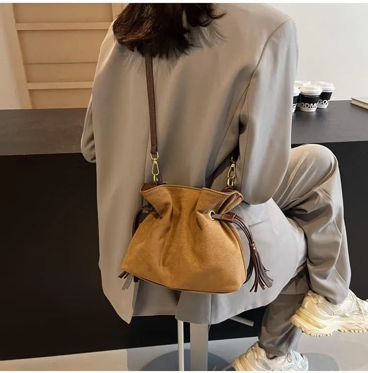 Fashion Cheetah Shoulder Bag Purse, Trendy Leopard Print Slouchy Hobo Bag Suede Vintage Chic Bucket Purse Handbag